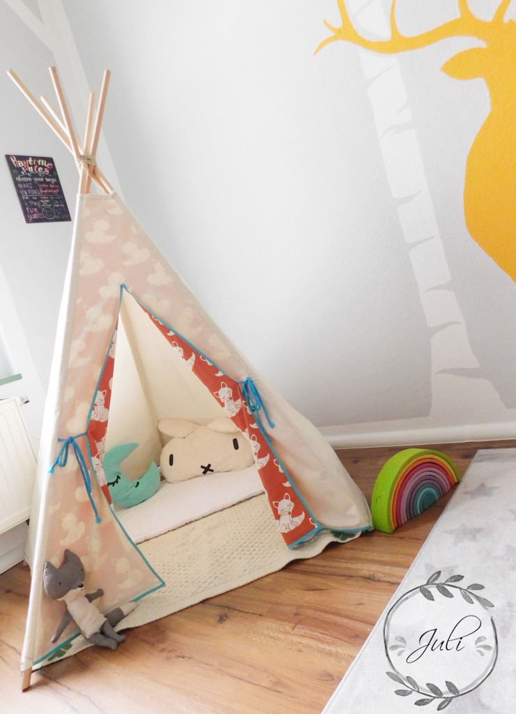 Kinder Tipi nähen